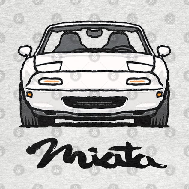 MX5 Miata NA White by Woreth